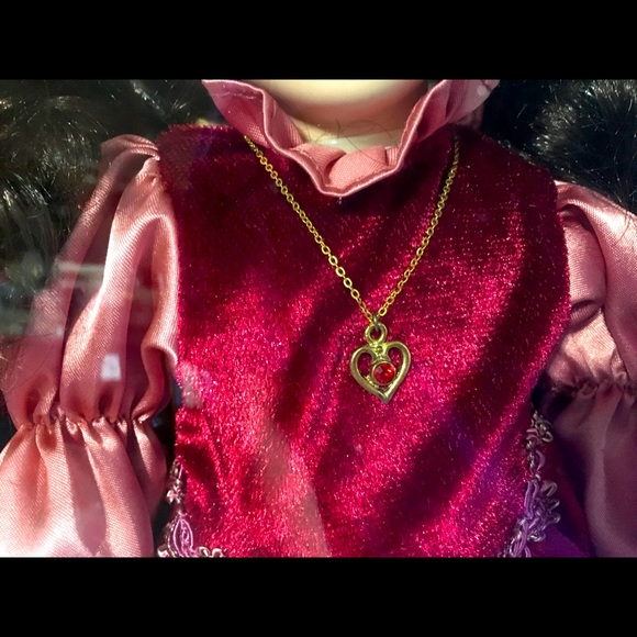 90s NWT Hand Painted Bisque Porcelain Doll 18” - Picture 4 of 16